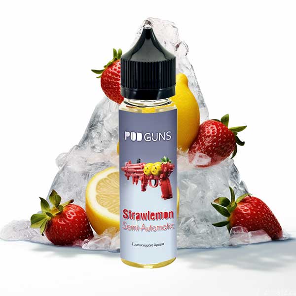 POD GUN STRAWLEMON SEMI-AUTOMATIC 60ML