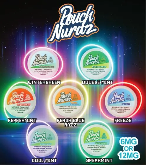 Pouch Nurdz Nicotine Pouch PEACH BLUE RAZZ 20τμχ 12mg